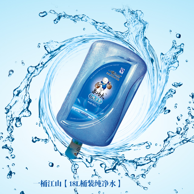 泉功夫纯净水18L